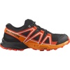 Salomon Kids Speedcross J Unisex Trail Running Shoe(Black/Cherry Tomato/Turmeric)