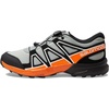 Salomon Kids Speedcross J Unisex Trail Running Shoe(Wrought Iron/Black/Vibrant Orange)