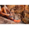 Salomon Kids Xa Pro V8 (Little Kid/Big Kid)(Madder Brown/Black/Red Orange)