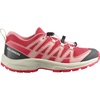 Salomon Kids Xa Pro V8 (Little Kid/Big Kid)(Rouge Red/Almond Milk/Flamingo Pink)