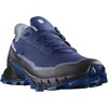 Salomon Men’s Alphacross 5 Gore-TEX Trail Running Shoes(Blue Print/Lapis Blue/White)