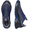 Salomon Men’s Alphacross 5 Gore-TEX Trail Running Shoes(Blue Print/Lapis Blue/White)