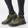Salomon Men’s Alphacross 5 Gore-TEX Trail Running Shoes(Olive Night/Black/Deep Lichen Green)