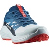 Salomon Men’s Alphaglide Trail Running Shoe, Lightweight Cushioning and All-Terrain Grip for Trail Running & Hiking(Ballad Blue/Dark Blue/Fiery Red)