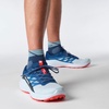 Salomon Men’s Alphaglide Trail Running Shoe, Lightweight Cushioning and All-Terrain Grip for Trail Running & Hiking(Ballad Blue/Dark Blue/Fiery Red)