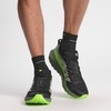 Salomon Men’s Sense Ride 5 Trail Running Shoes(Black/Laurel Wreath/Green Gecko)