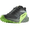 Salomon Men’s Sense Ride 5 Trail Running Shoes(Black/Laurel Wreath/Green Gecko)