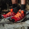 Salomon Men’s Speedcross GTX Waterproof Trail Running Shoes(Red Dahlia/White/Black)