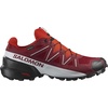 Salomon Men’s Speedcross GTX Waterproof Trail Running Shoes(Red Dahlia/White/Black)