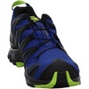 Salomon Men’s XA PRO 3D Gore-Tex Waterproof Trail Running Shoes(Blue Mazarine Blue Wil Black Lime Green)