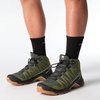Salomon Men’s X-Adventure Recon Mid Gore-Tex Hiking Shoe, Waterproof Stability for Rugged Hiking Trails & All-Weather Trekking(Peat/Martini Olive/Oxford Tan)