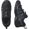 Salomon Unisex Junior’s XA Pro V8 Mid Waterproof Trail Running Shoes for Kids(Black/Black/Ebony)