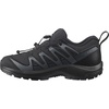 Salomon Unisex Junior’s XA Pro V8 Mid Waterproof Trail Running Shoes for Kids(Black/Black/Ebony)