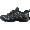 Salomon Unisex Junior’s XA Pro V8 Mid Waterproof Trail Running Shoes for Kids(Black/Phantom/Dark Slate)