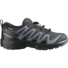 Salomon Unisex Junior’s XA Pro V8 Mid Waterproof Trail Running Shoes for Kids(Black/Turbulence/Quarry)