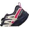 Salomon Unisex Junior’s XA Pro V8 Mid Waterproof Trail Running Shoes for Kids(India Ink/Transparent Yellow/Pink Glo)