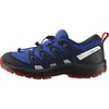 Salomon Unisex Junior’s XA Pro V8 Mid Waterproof Trail Running Shoes for Kids(Lapis Blue/Black/Fiery Red)