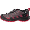 Salomon Unisex Junior’s XA Pro V8 Mid Waterproof Trail Running Shoes for Kids(Magnet/Black/Poppy Red)