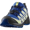 Salomon Unisex Junior’s XA Pro V8 Mid Waterproof Trail Running Shoes for Kids(Nautical Blue/Black/Sharp Green)