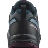 Salomon Unisex Junior’s XA Pro V8 Mid Waterproof Trail Running Shoes for Kids(Neptune./Carbon/Plum Caspia)