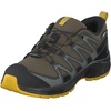 Salomon Unisex Junior’s XA Pro V8 Mid Waterproof Trail Running Shoes for Kids(Olive Night/Black/Sulphur)