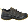 Salomon Unisex Junior’s XA Pro V8 Mid Waterproof Trail Running Shoes for Kids(Olive Night/Black/Sulphur)