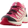 Salomon Unisex Junior’s XA Pro V8 Mid Waterproof Trail Running Shoes for Kids(Rouge Red/Vanilla Ice/Flamingo Pink)