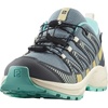 Salomon Unisex Junior’s XA Pro V8 Mid Waterproof Trail Running Shoes for Kids(Trooper/Turbulence/Aruba Blue)