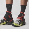 Salomon Unisex Trail Gaiters High, Overshoe Gaiters for Trail Debris Protection(Black)