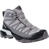 Salomon Women’s X Ultra Flare Mid Gore-Tex Hiking Shoe, Waterproof Shoes with Support & Stability for Rugged Trails & Multi-Day Hikes(Paloma/Cloudburst/Clearly Aqua)