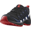 Salomon Kids Xa Pro V8 (Little Kid/Big Kid)(Black/Lapis Blue/Fiery Red)