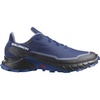 Salomon Men’s Alphacross 5 Gore-TEX Trail Running Shoes(Blue Print/Lapis Blue/White)