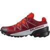 Salomon Men’s Speedcross GTX Waterproof Trail Running Shoes(Red Dahlia/White/Black)