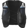 Salomon Unisex Active Skin 8, Hydration & Storage Vest with 500ml Flasks Included(BLACK / METAL)