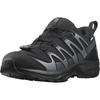 Salomon Unisex Junior’s XA Pro V8 Mid Waterproof Trail Running Shoes for Kids(Black/Black/Ebony)