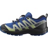Salomon Unisex Junior’s XA Pro V8 Mid Waterproof Trail Running Shoes for Kids(Nautical Blue/Black/Sharp Green)