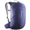 Salomon Unisex Trailblazer 20, Hiking & Trekking Backpack, 20-Liter – Black / Alloy – NS(Mazarine Blue / Ghost Gray)