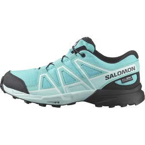 Salomon Junior SPEEDCROSS CLIMASALOMON™ WATERPROOF Outdoor Shoes for Kids(Blue Curacao/Black/Iced Aqua)