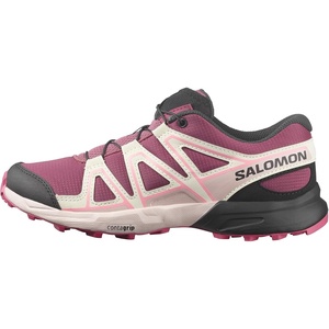Salomon Kids Speedcross J Unisex Trail Running Shoe(Nocturne/Hushed Violet/Rouge Red)