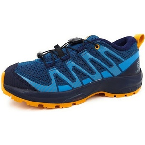 Salomon Kids Xa Pro V8 (Little Kid/Big Kid)(Legion Blue/Night Sky/Autumn Blaze)