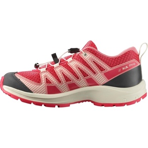 Salomon Kids Xa Pro V8 (Little Kid/Big Kid)(Rouge Red/Almond Milk/Flamingo Pink)