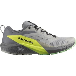 Salomon Men’s Sense Ride 5 Trail Running Shoes(Alloy Quiet Shade Safety Yellow)