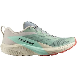 Salomon Men’s Sense Ride 5 Trail Running Shoes(Lily Pad Rainy Day Bleached Aqua)