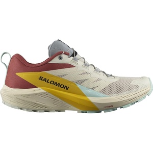 Salomon Men’s Sense Ride 5 Trail Running Shoes(Rainy Day Hot Sauce Freesia)