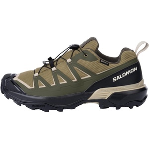 Salomon Men’s X Ultra Flare Gore-Tex Hiking Shoe, Lightweight Waterproof Comfort for Mixed Terrain & Day Hikes(Martini Olive/Olive Night/Eucalyptus)