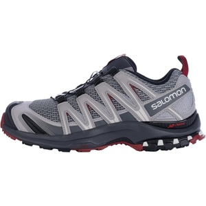 Salomon Men’s XA PRO 3D Trail Running Shoes(Monument/Ebony/Red Dahlia)