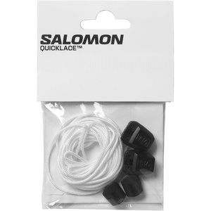 Salomon Quicklace Kit, Footwear Lace Replacement Accessory(Natural. / Black)