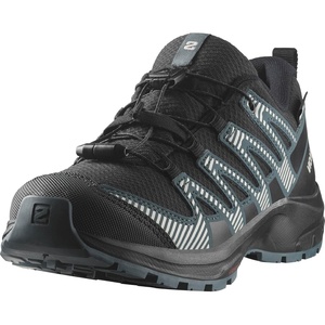 Salomon Unisex Junior’s XA Pro V8 Mid Waterproof Trail Running Shoes for Kids(Black/Phantom/Dark Slate)