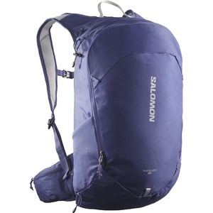 Salomon Unisex Trailblazer 20, Hiking & Trekking Backpack, 20-Liter – Black / Alloy – NS(Mazarine Blue / Ghost Gray)