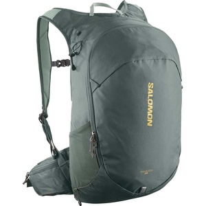 Salomon Unisex Trailblazer 20, Hiking & Trekking Backpack, 20-Liter – Black / Alloy – NS(Urban Chic – Green Occasion)